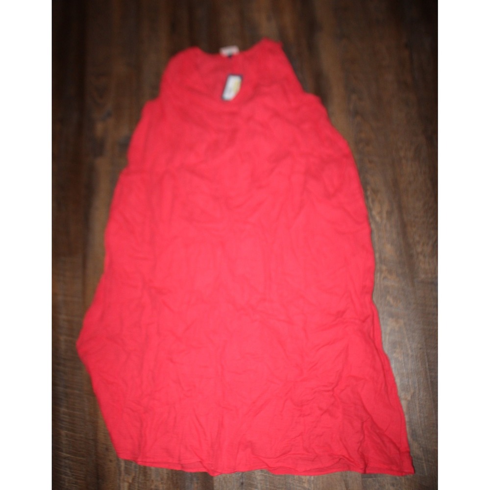 Universal Thread Women's  Gauze Midi Dress Coral Medium Summer Travel size L